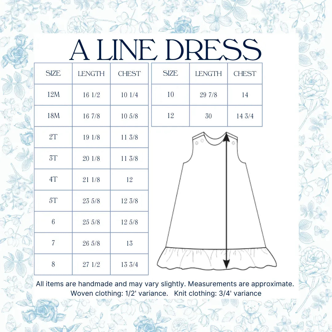 Smocked Christmas Tree & Pearls Dress