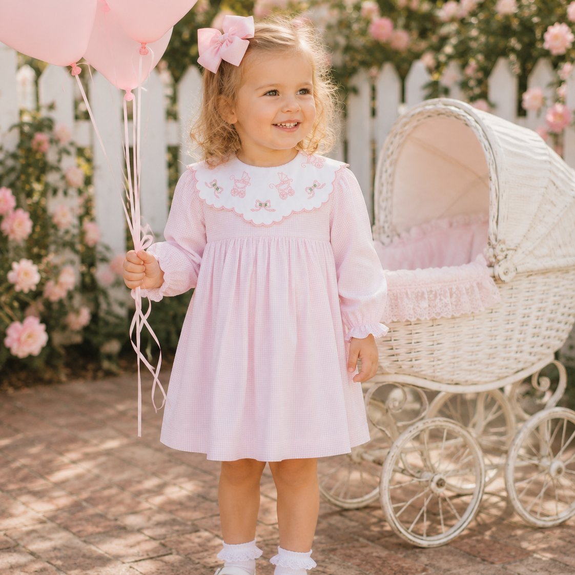 big sister dress Pink Carriage & Bows 6 Ronin Dress – Dress Color:B perfect for your big 2025 NH SORORITY SHOP