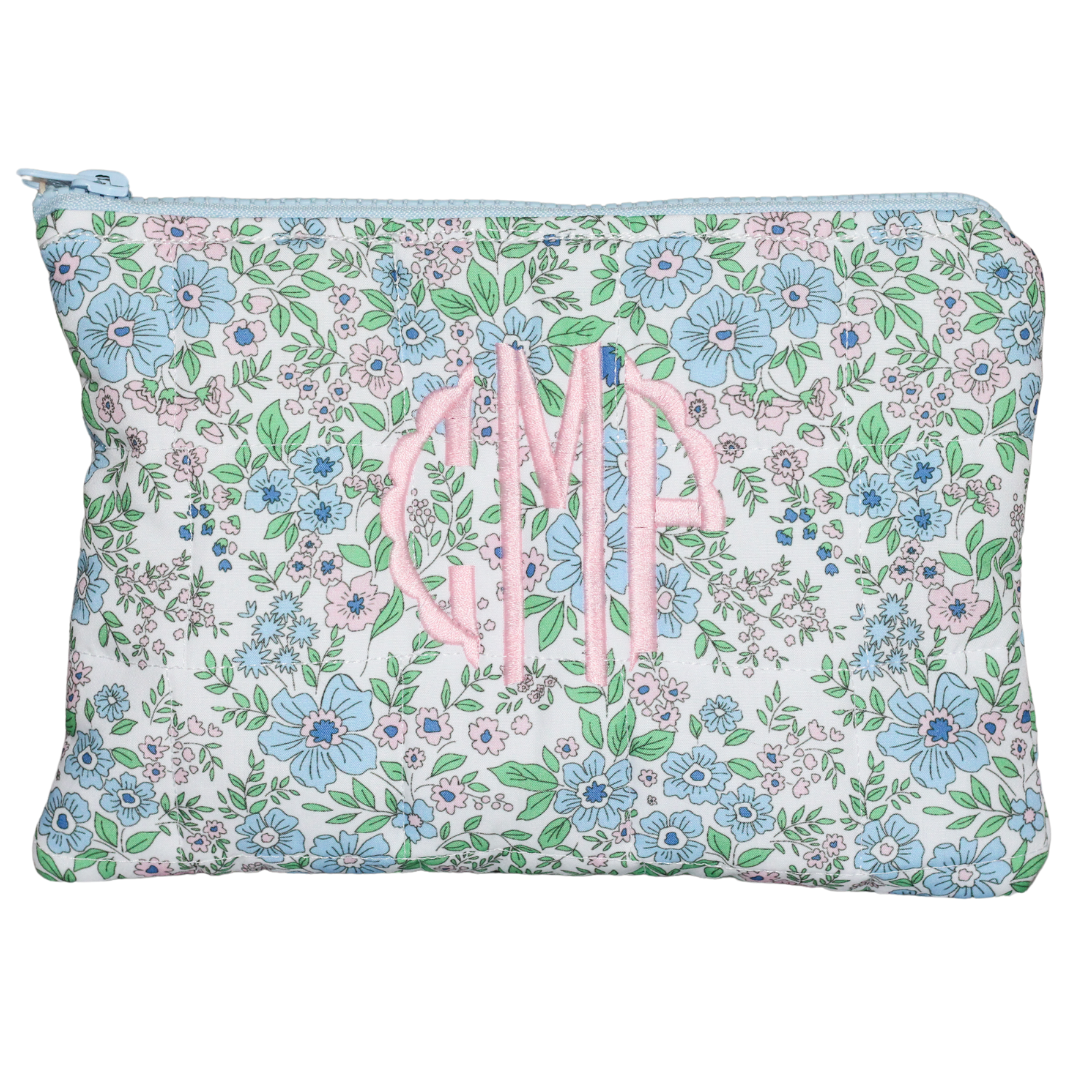 Weslie Floral Small Zippered Pouch