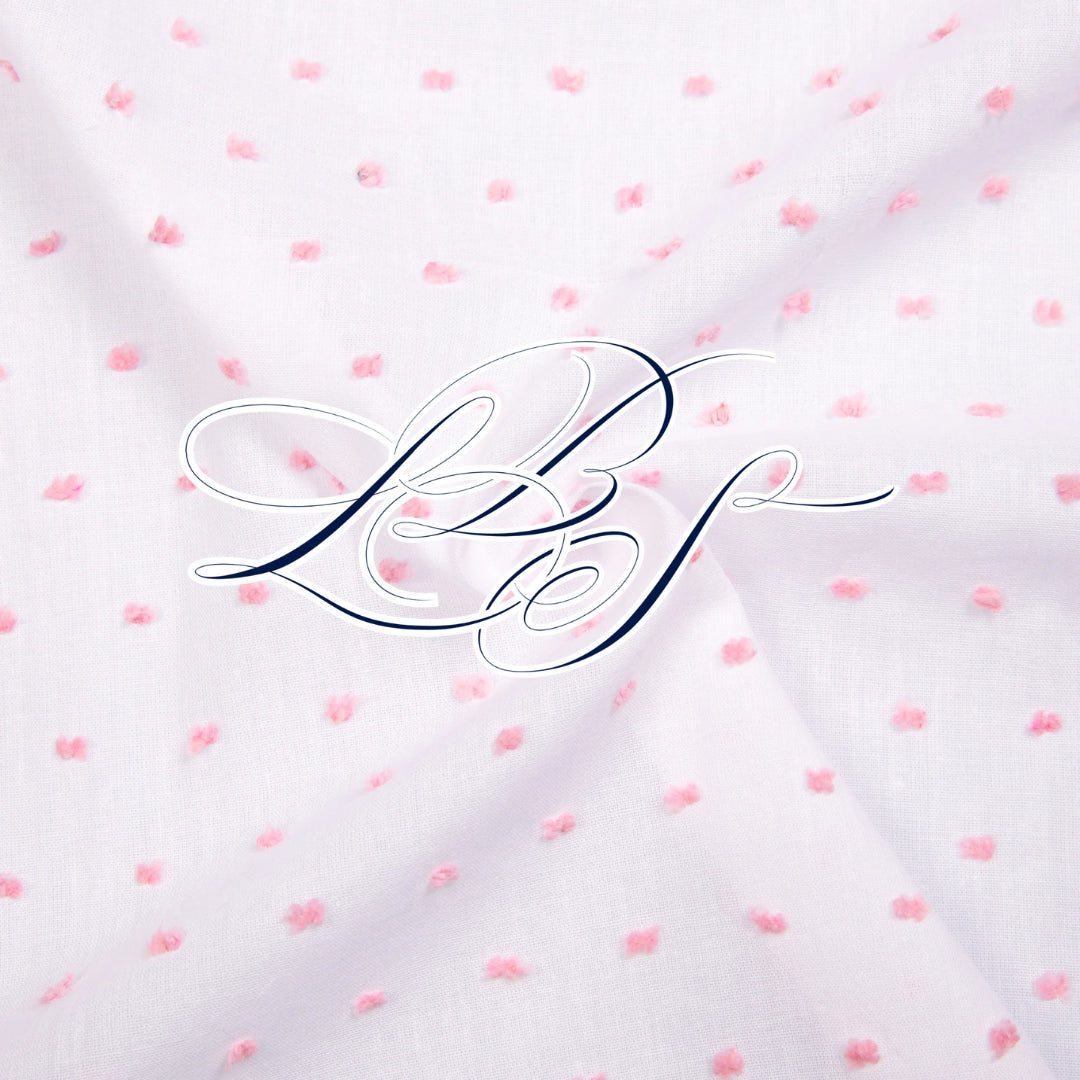 SWISS DOT SHADOW EMBROIDERED BOW PETAL COLLAR DRESS