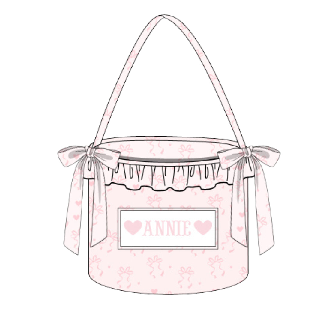 HEARTSTRINGS NAME SMOCKED BUCKET