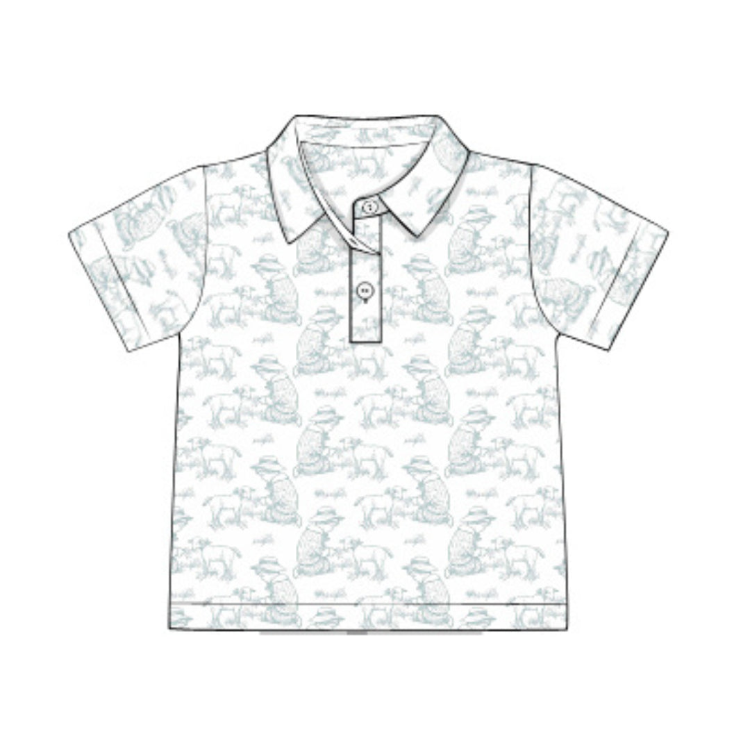 SAGE TOILE POLO