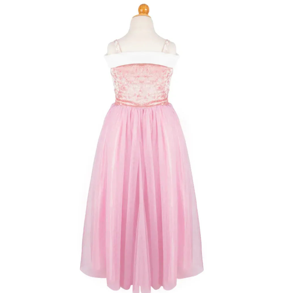 Velvety Soft Sleeping Sweetheart Princess Gown with Arm Warmers
