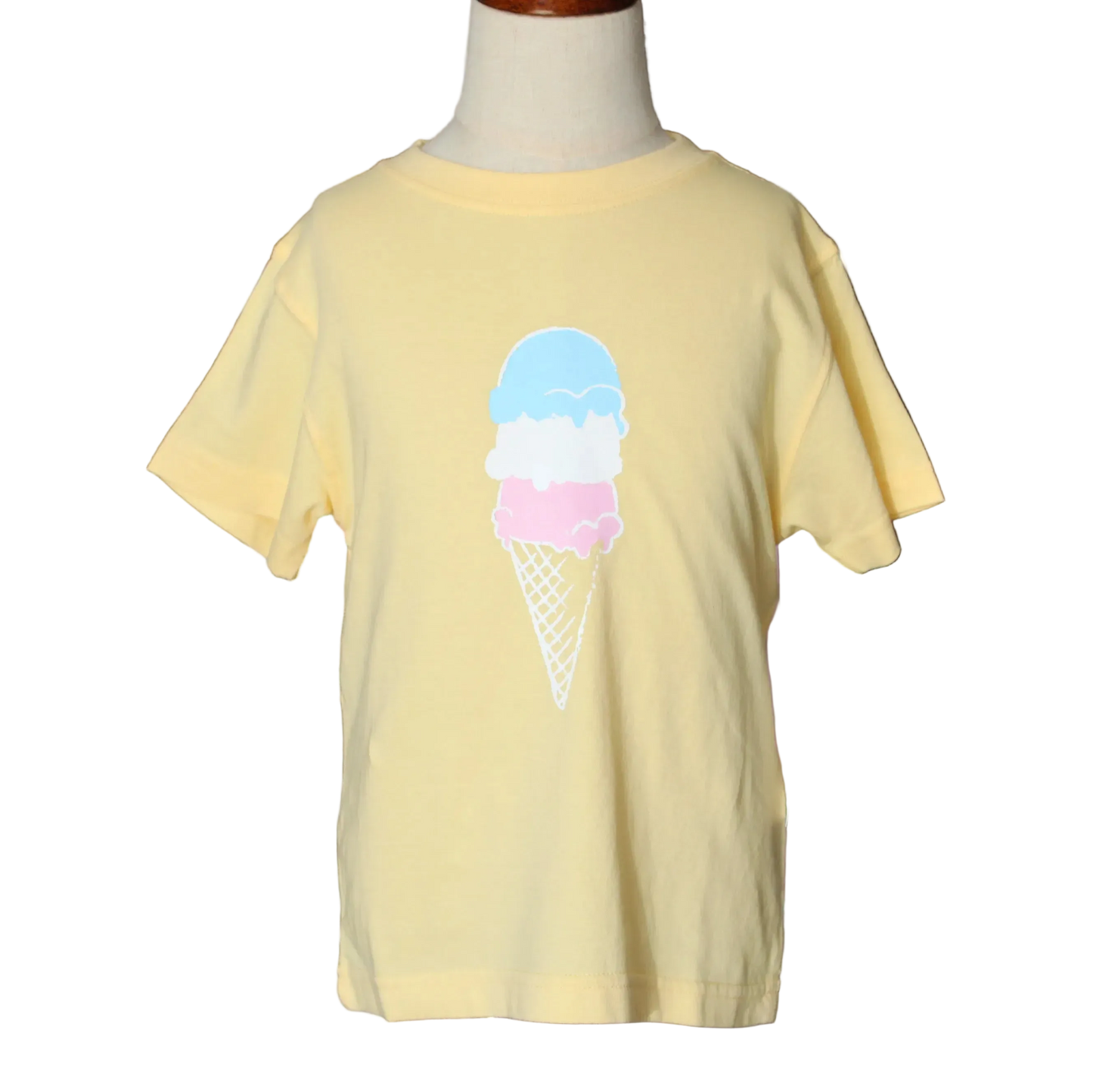 Yellow Ice Cream Cone T-Shirt