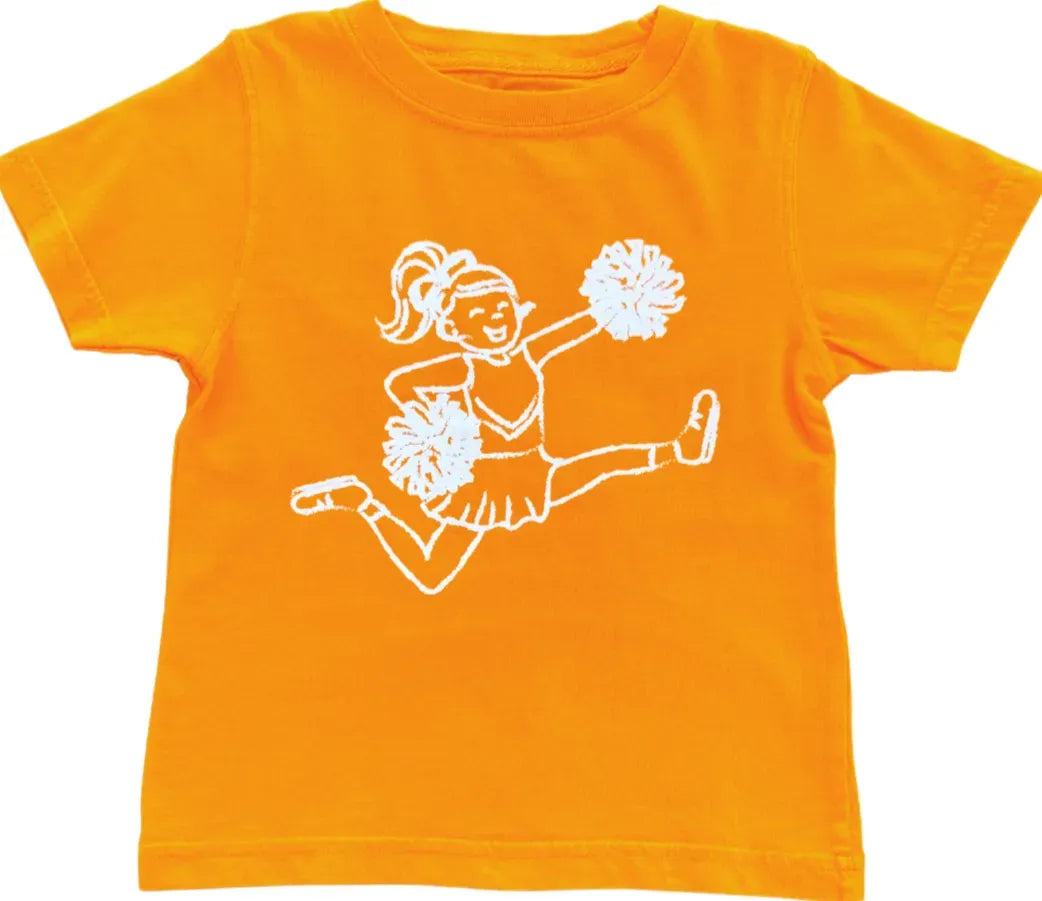 Orange & White Cheerleader T-Shirt