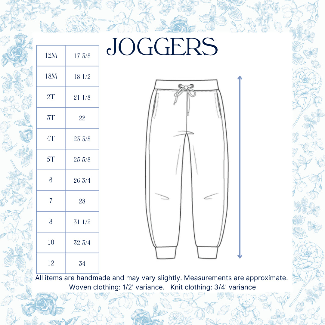 PINK PUMPKINS KNIT NAME SMOCK JOGGER SET