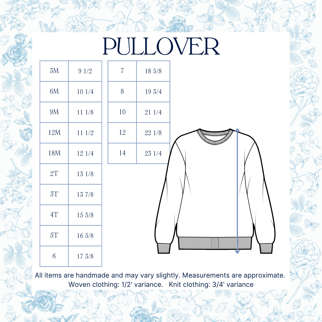 GIRLS FRENCH KNOT GINGERBREAD SWEATER