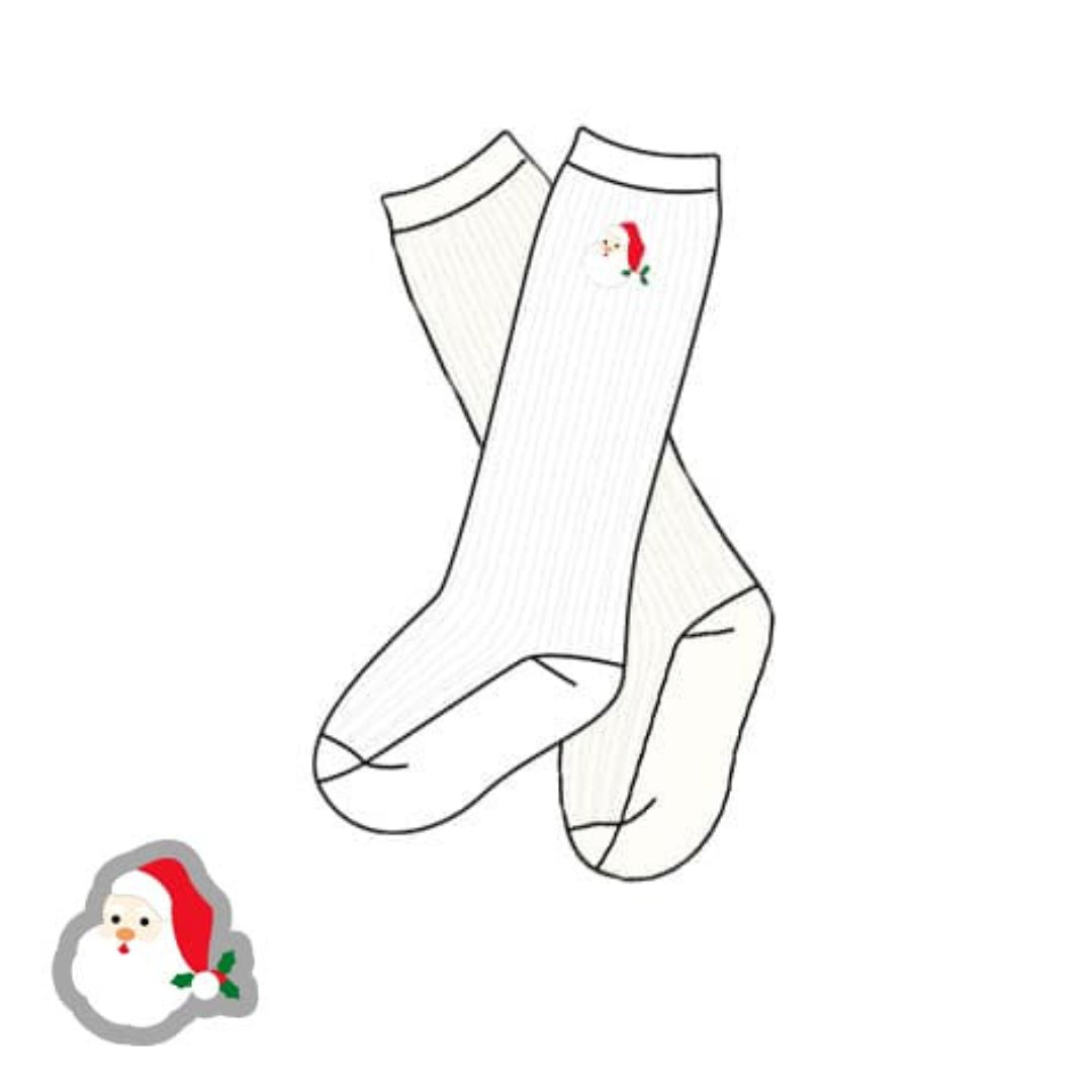 SANTA KNEE HIGH SOCKS
