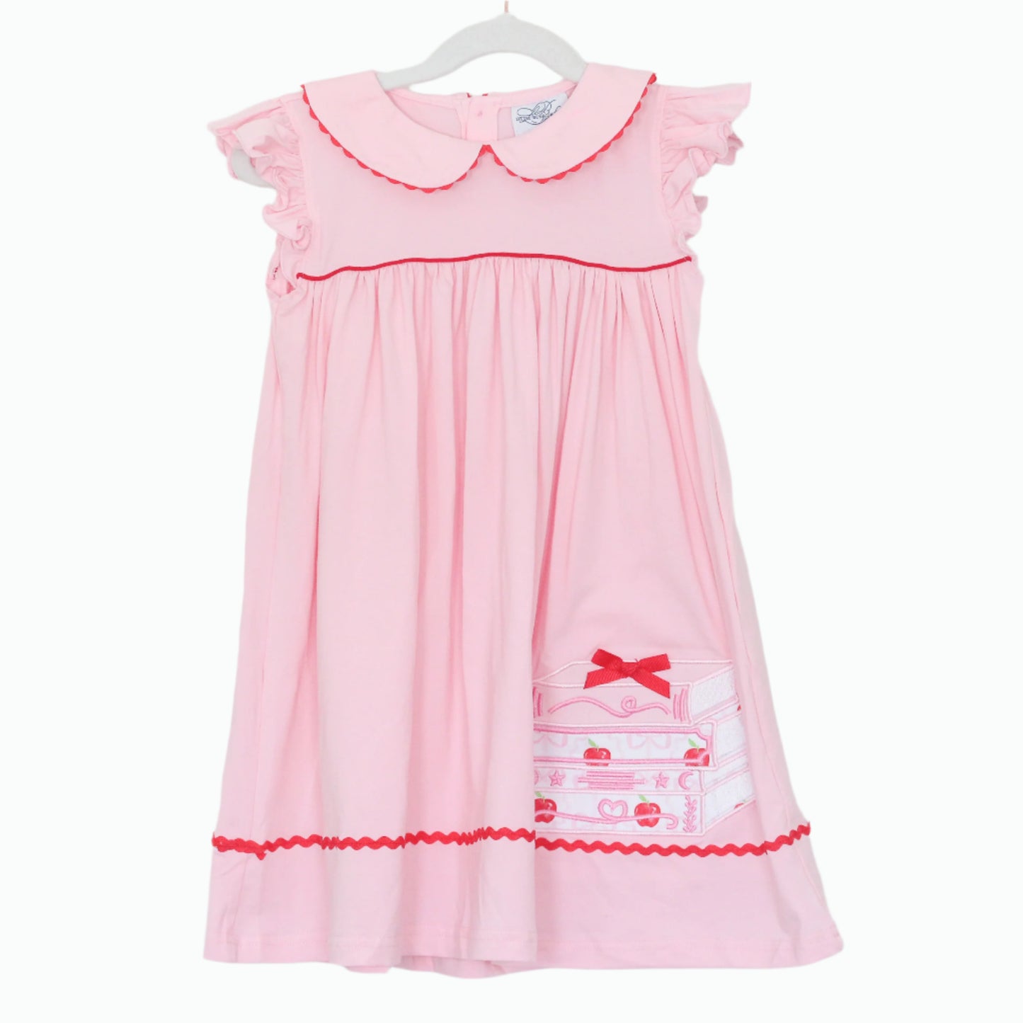 PINK BOOK STACK DRESS