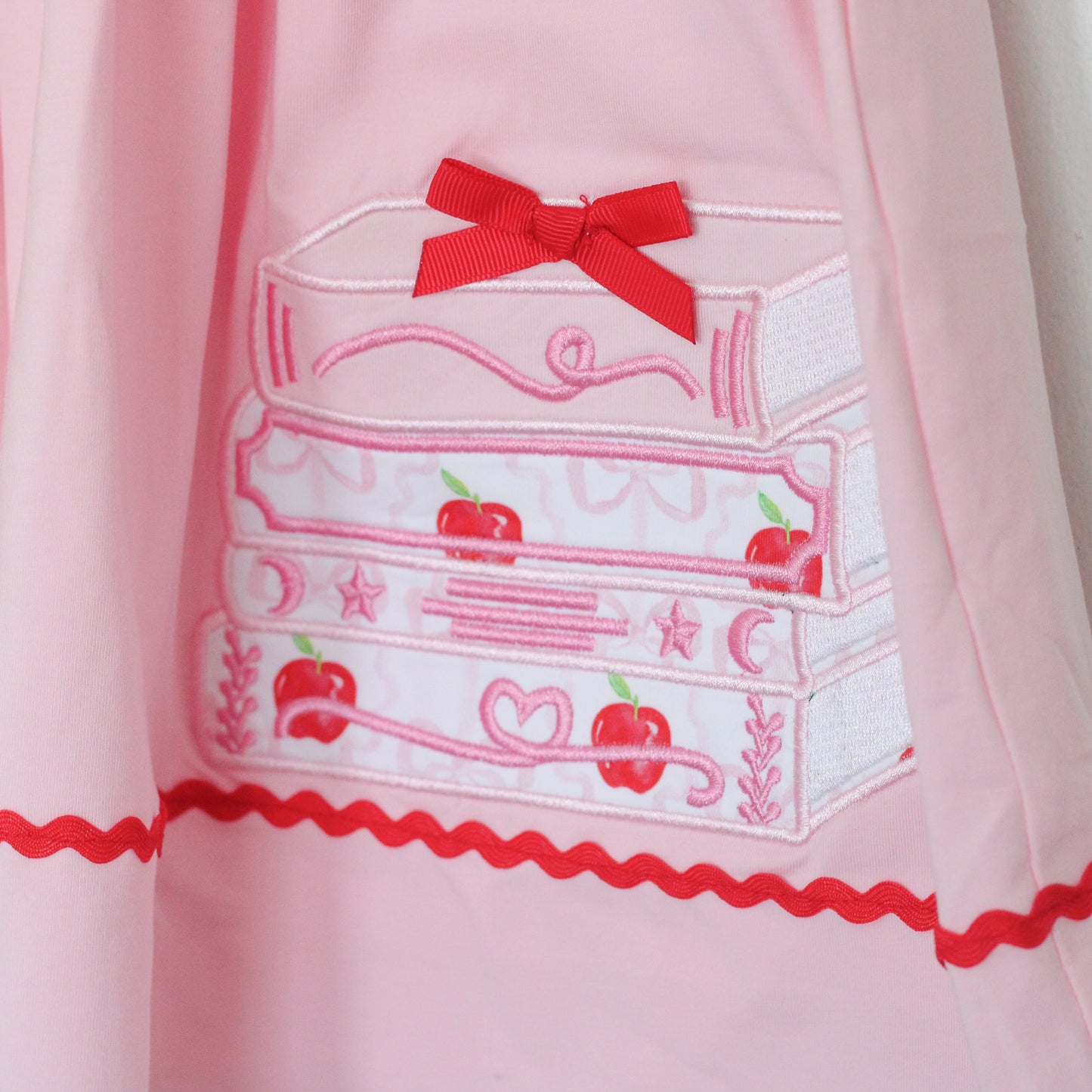 PINK BOOK STACK DRESS
