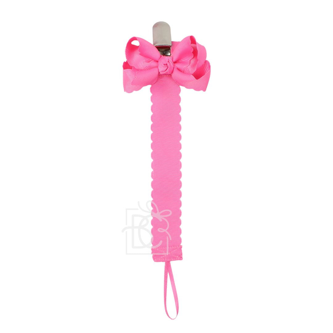 BEYOND CREATIONS BOW PACIFIER CLIP