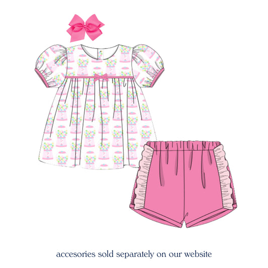 BETSY BUBBLEGUM SHORT SET