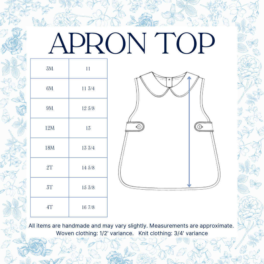 GIRLS CAROUSEL APRON SET