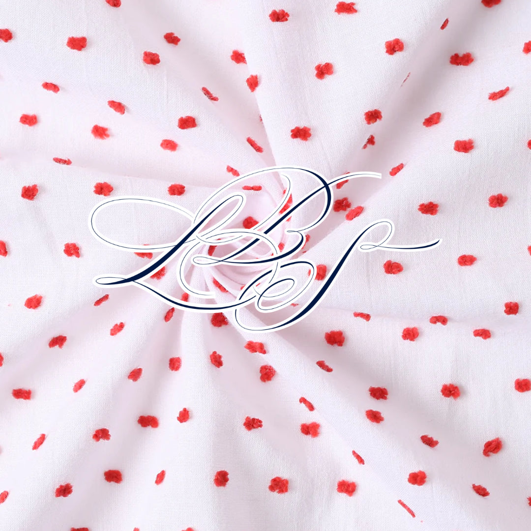 GIRLS SWISS DOT CANDY CANES BUBBLE