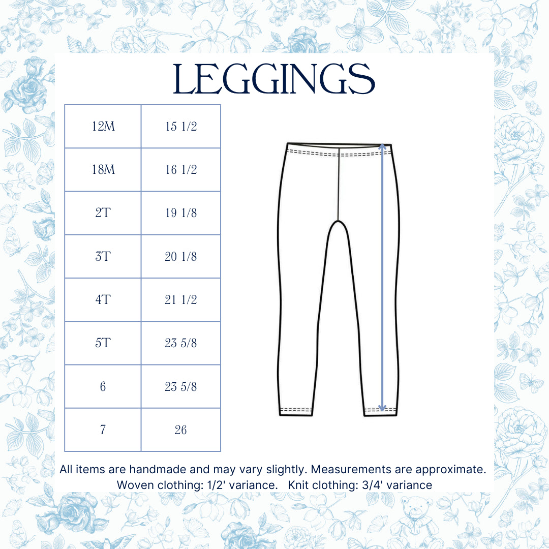 SMOCKED DOGGIES LEGGING SET