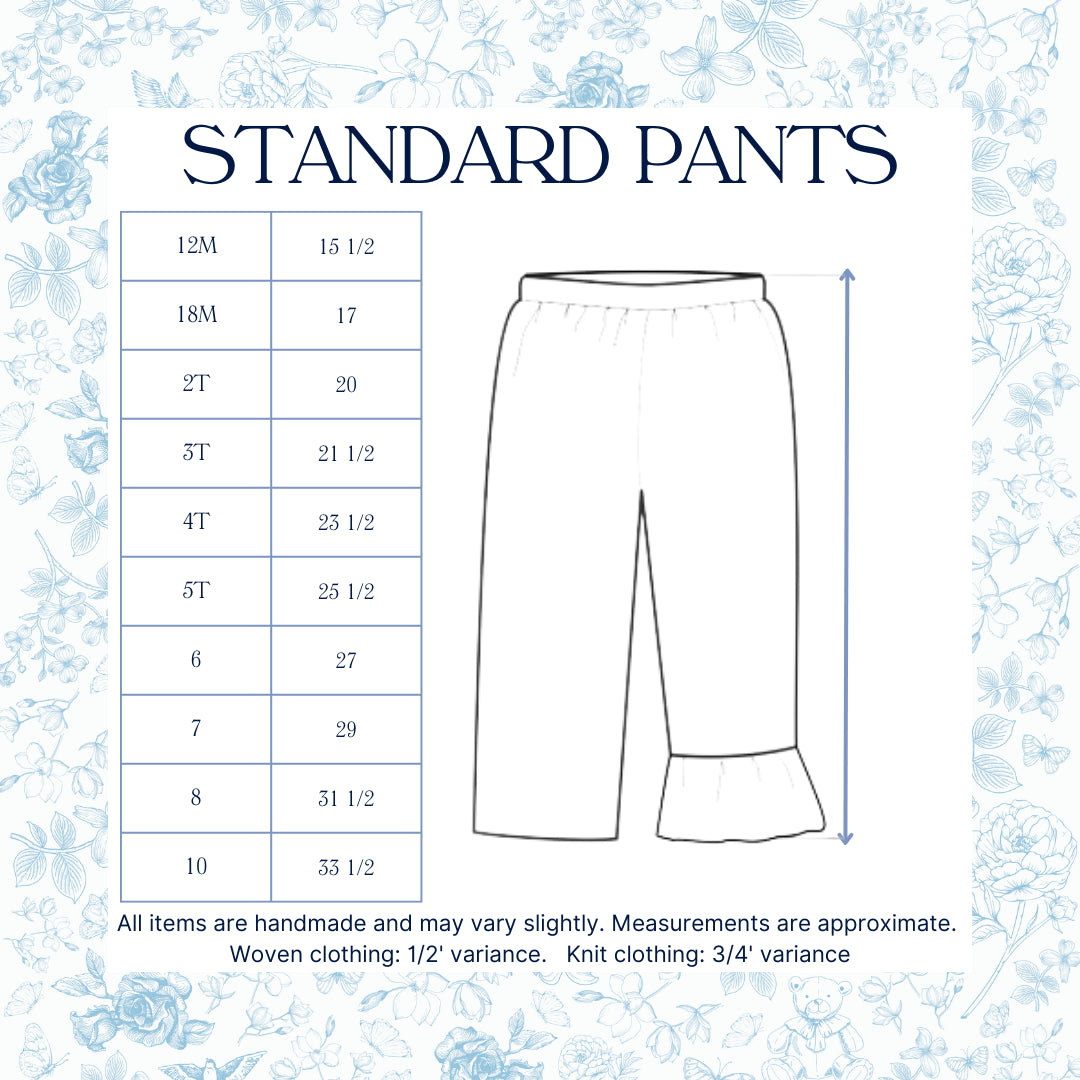 BOYS BROWN TRELLIS & GINGHAM NAME SMOCK PANT SET