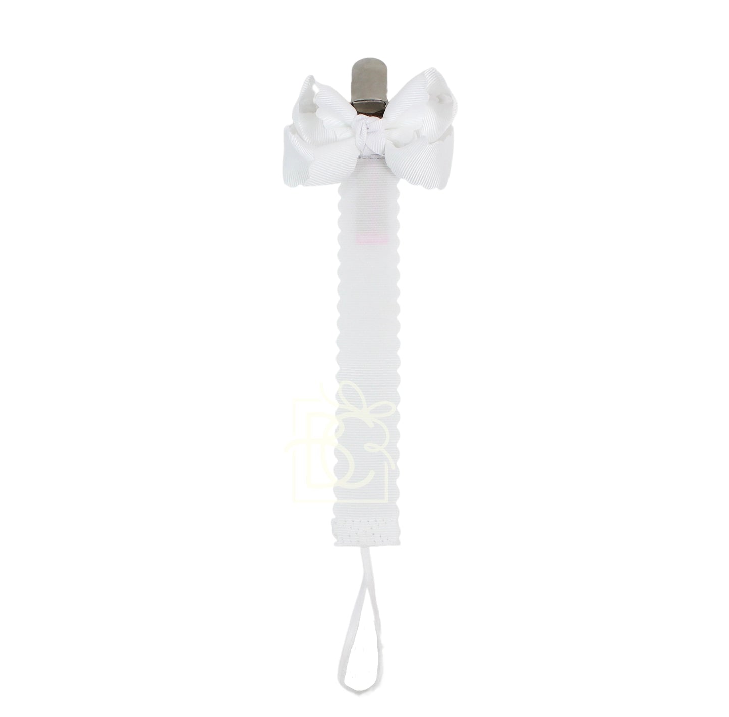 BEYOND CREATIONS BOW PACIFIER CLIP