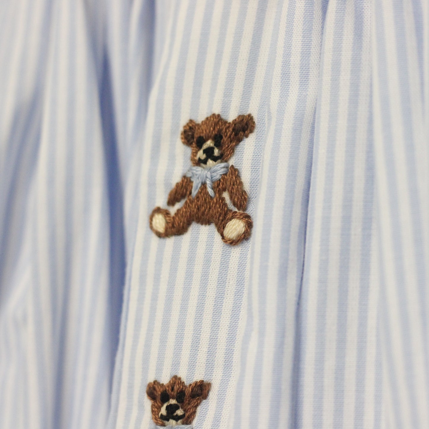 BOYS SMOCKED TEDDY BEARS BUBBLE