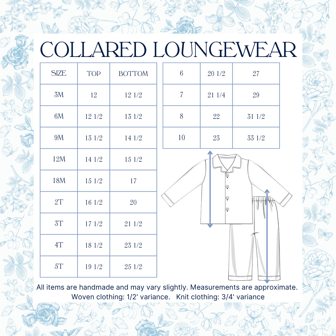 BOYS GREEN TOILE 2PC LOUNGEWEAR SET