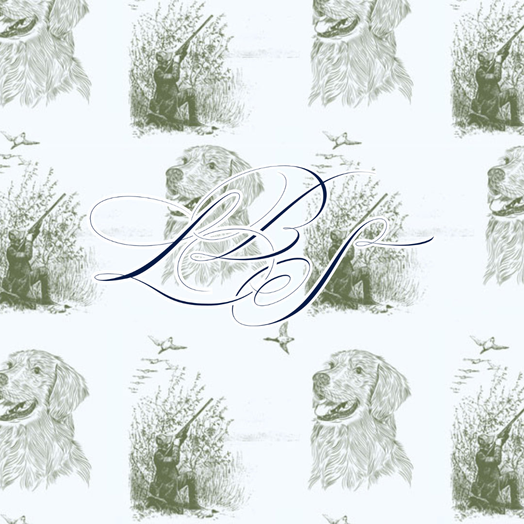 HUNTING TOILE BIB BUBBLE