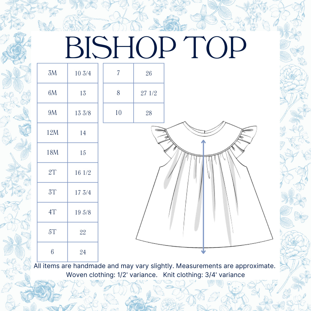 GIRLS BLUE ORNAMENT SMOCKED PANT SET