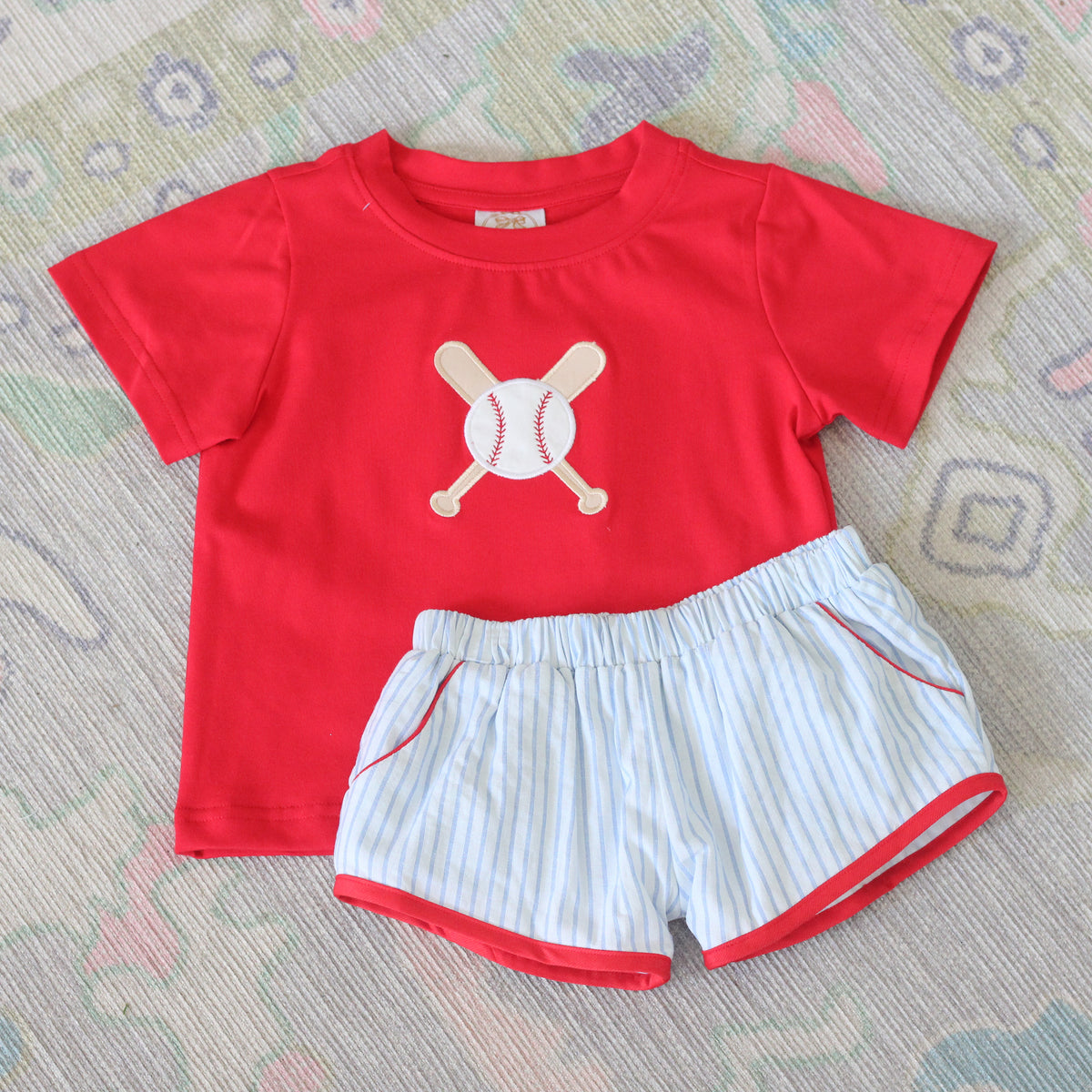 Boys Baseball Bats Short Set