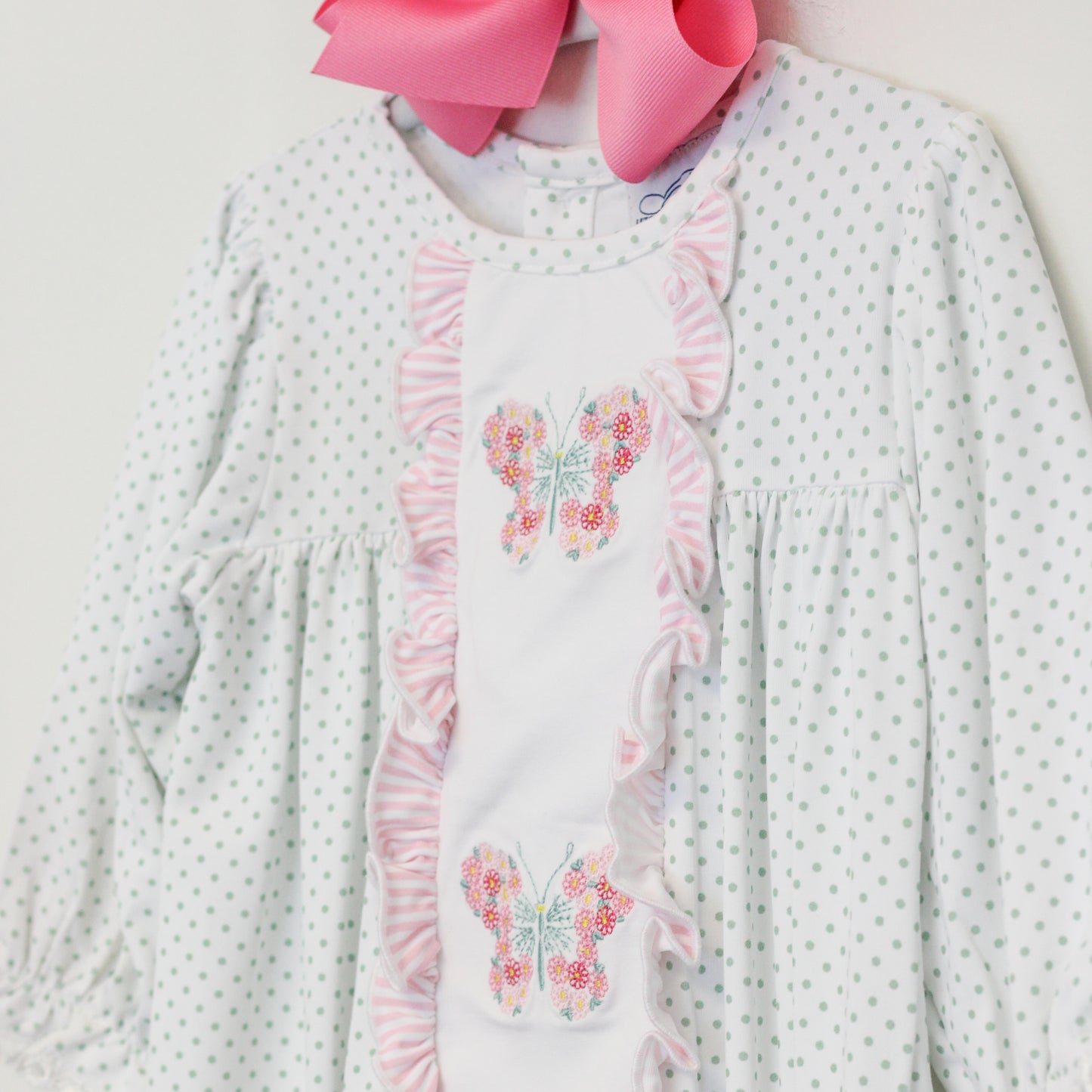 BITTY DOT BUTTERFLY ROMPER