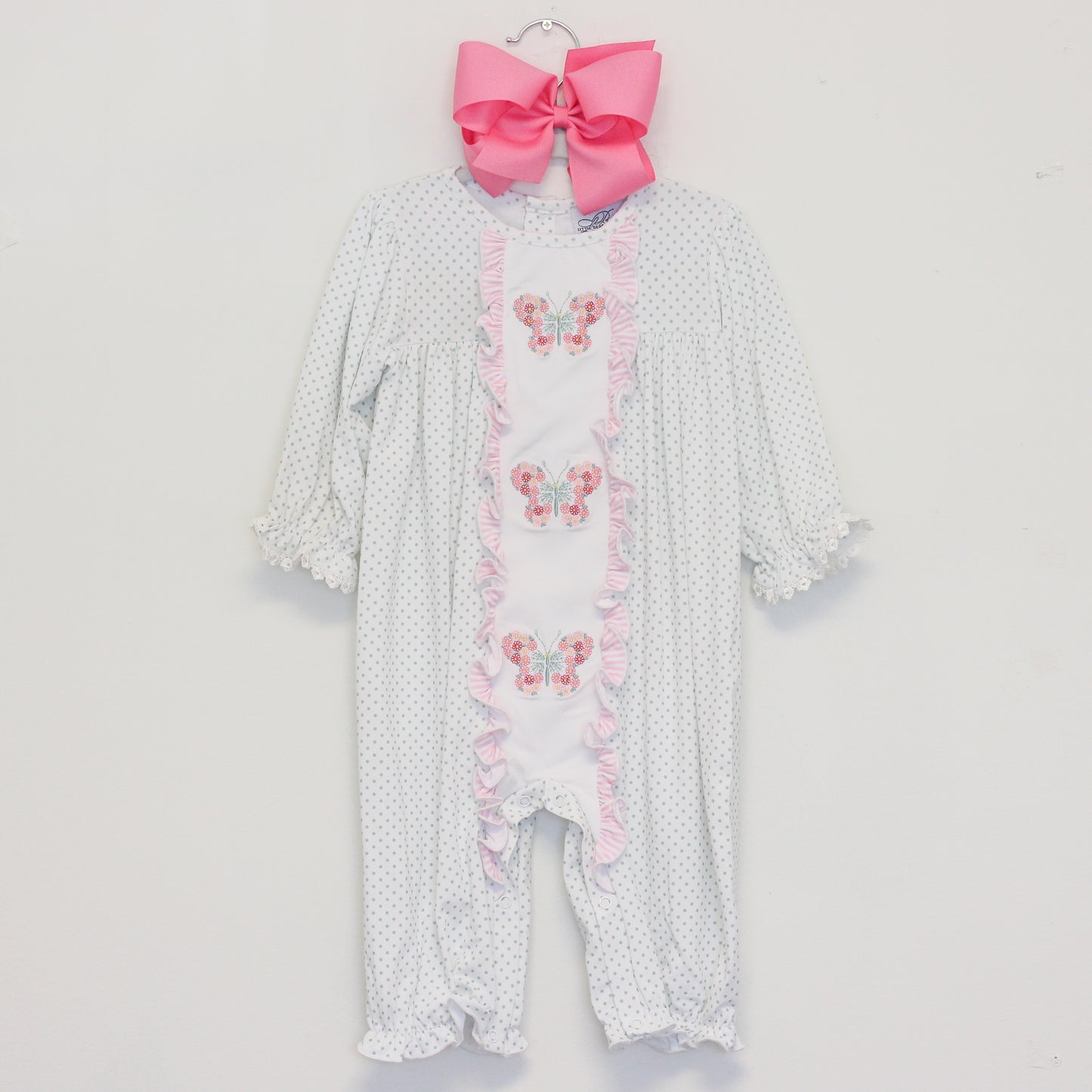 BITTY DOT BUTTERFLY ROMPER