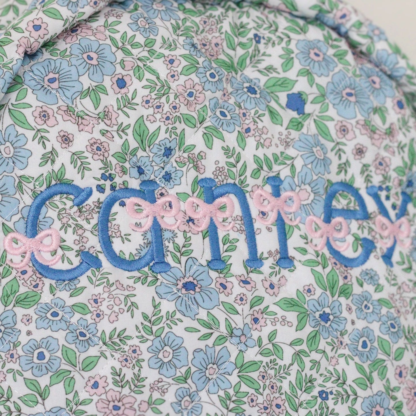 WESLIE FLORAL QUILTED BACKPACK