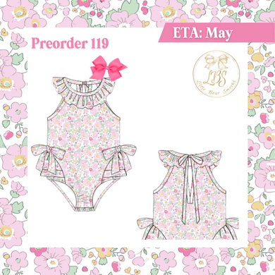 PO119 MARGO FLORAL 1PC SWIM