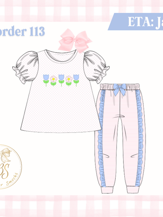 PO113 TULIP JOGGER SET