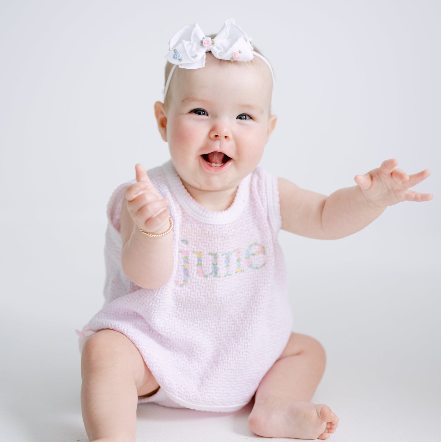 Paty Knit Solid Color Diaper Set
