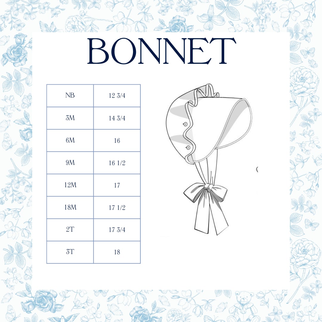 June Heirloom Bubble & Smocked Bonnet