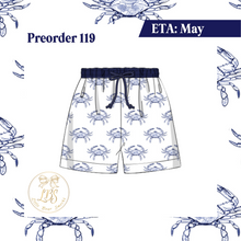 Load image into Gallery viewer, PO119 COROLLA CRABS SWIM TRUNKS