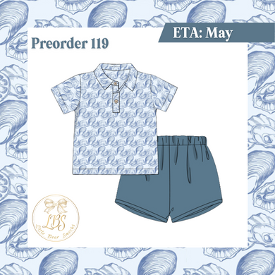 PO119 MARTI'S OYSTERS SHORT SET