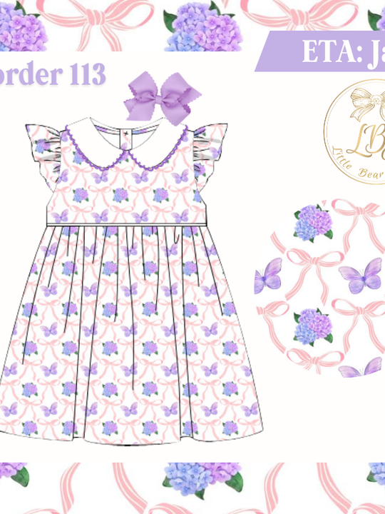 PO113 JOSIE GARDENS DRESS