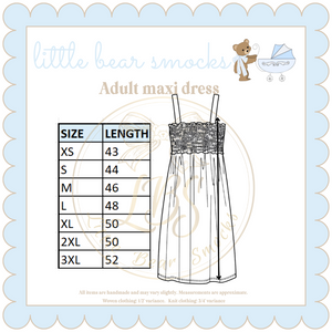 ADULT MAXI DRESS