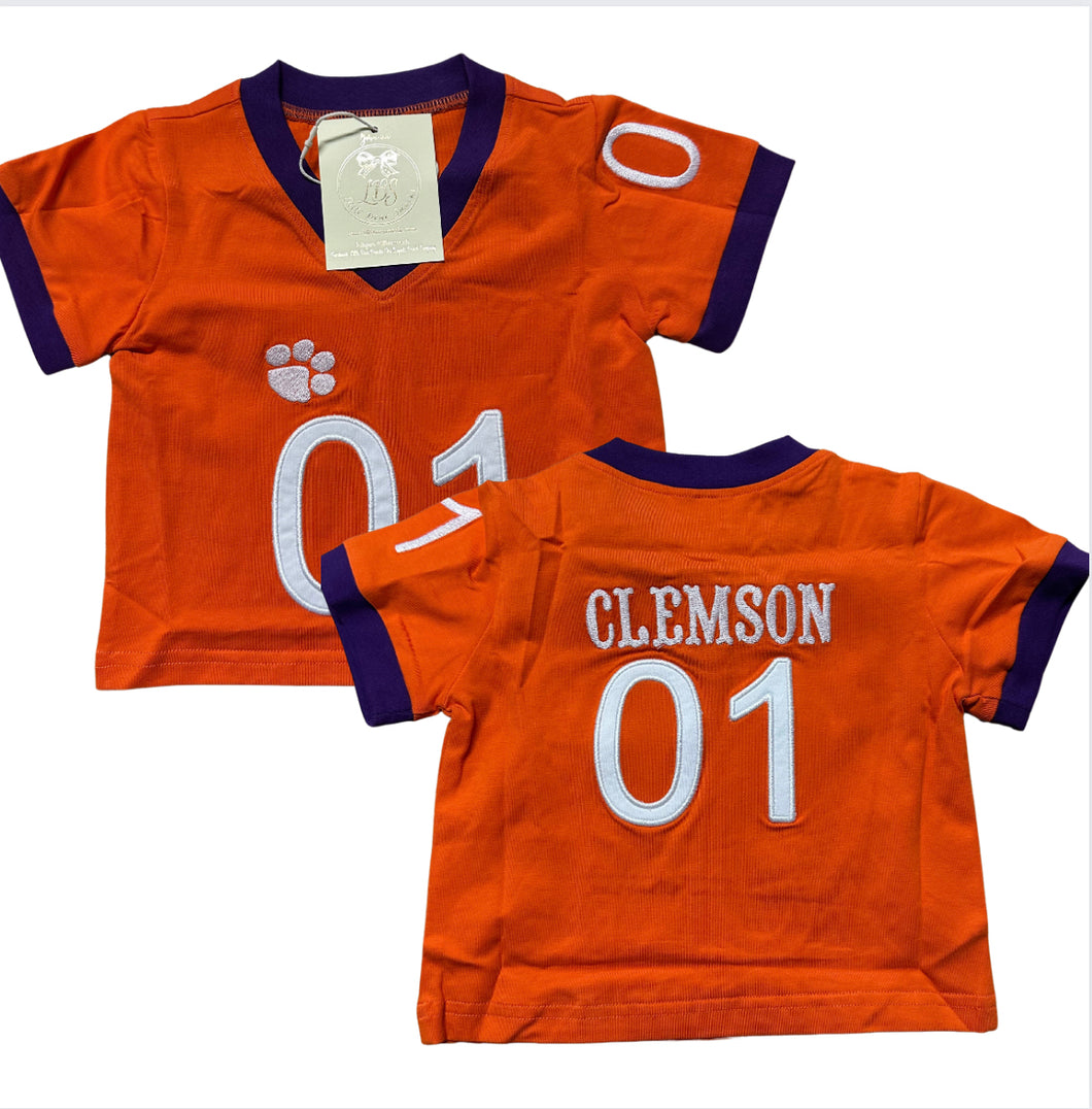 CLEMSON JERSEY **LAST ONE-size 7**