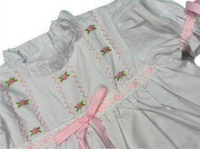 Load image into Gallery viewer, GIRLS ROSETTE HEIRLOOM DRESS