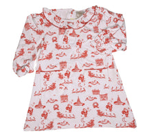 Load image into Gallery viewer, SANTA TOILE DRESS **LAST ONE- size 7**