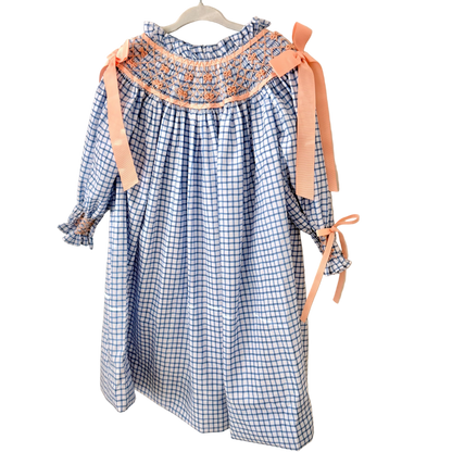 Girls Plaid & Proper Smocked Bishop Dress