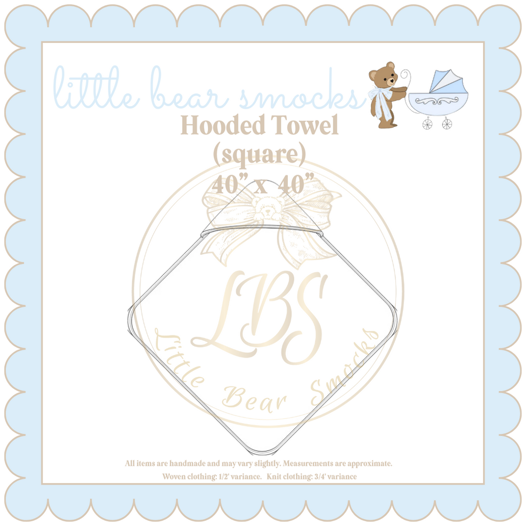 HOODED TOWEL (square)