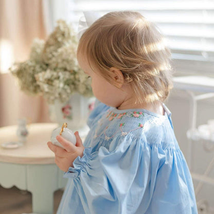 Blue Rosette Skirted Bubble