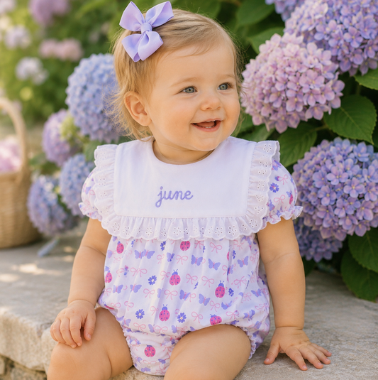 Ladybug Bib Collar Bubble