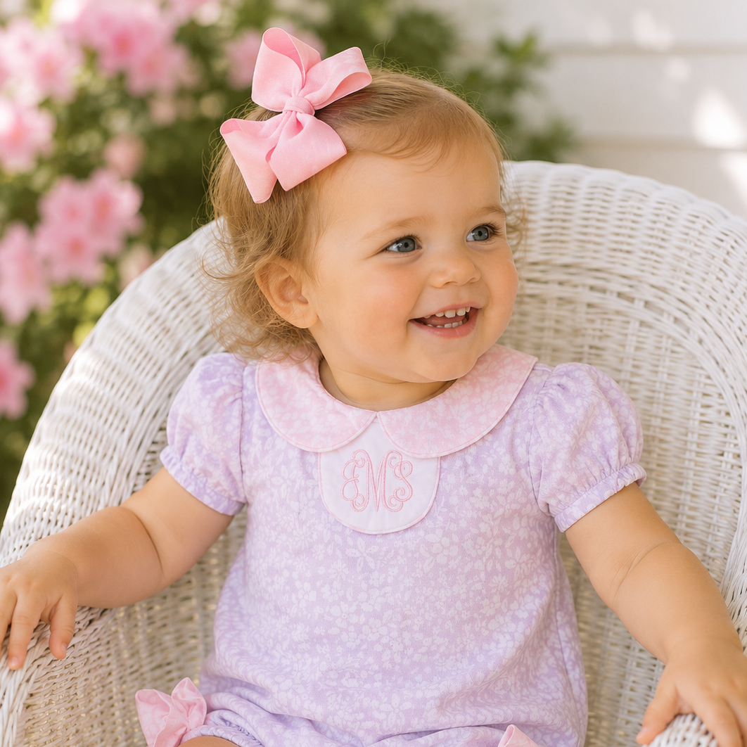 Lavender & Pink Floral Bubble