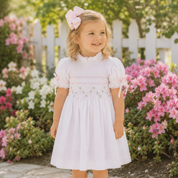 rosalina smocked birthday dress – Little Bear Smocks Rosalina collections