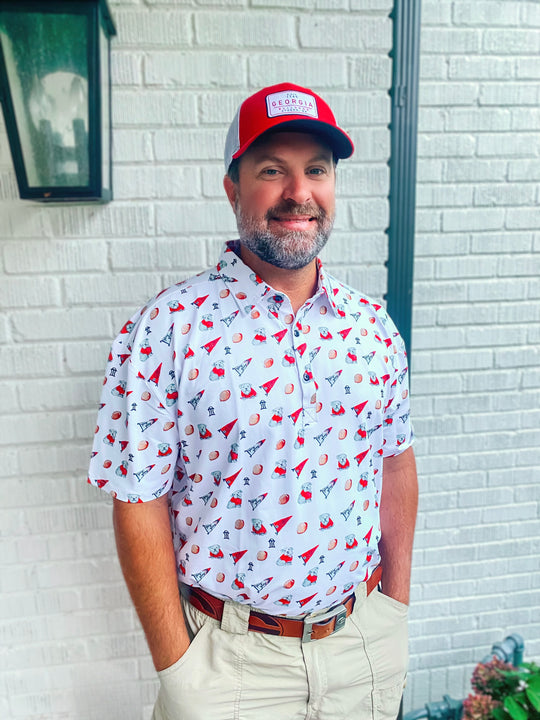 ADULT PENNANT PATTERN POLO