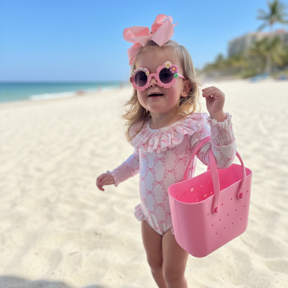 Smocked Bows Rash Guard