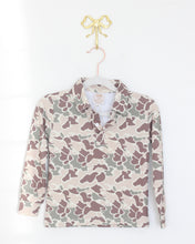 Load image into Gallery viewer, CAMO LONG SLEEVE POLO