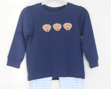 Load image into Gallery viewer, BOYS FRENCH KNOT PUPPIES JOGGER SET